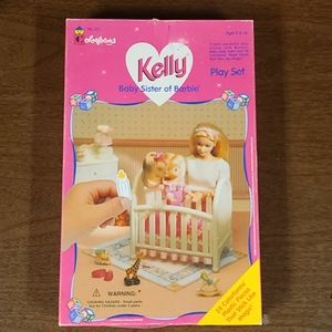 1995 Kelly, Baby Sister of Barbie Colorforms Set